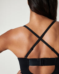 SPANXshape™ Suit Your Fancy Strapless Cupped Brief Bodysuit | Very Black