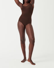 SPANXshape™ Invisible Tank Brief Bodysuit | Chestnut Brown