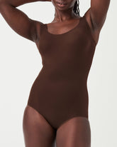 SPANXshape™ Invisible Tank Brief Bodysuit | Chestnut Brown