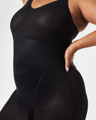SPANXshape™ Invisible Mid-Thigh Bodysuit | Very Black