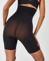 SPANXsculpt™ Seamless Power High-Waisted Mid-Thigh Short | Very Black