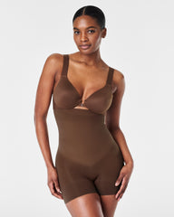 SPANXsculpt™ Seamless Power High-Waisted Shorty | Chestnut Brown