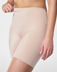 SPANXshape™ Suit Your Fancy Low-Back Mid-Thigh Short | Champagne Beige