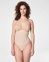 SPANXsculpt™ Seamless Power High-Waisted Thong | Soft Nude