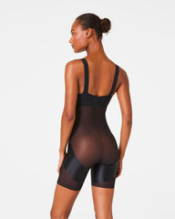 SPANXshape™ Satin-X™ High-Waisted Mid-Thigh Short | Very Black