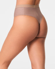 SPANXshape™ Invisible Supima® Cotton Thong | Cafe Au Lait