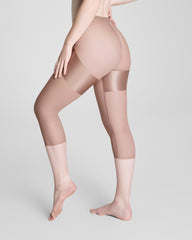 SPANXshape™ Satin-X™ High-Waisted Capri | Cafe Au Lait