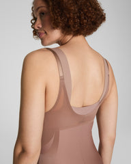 SPANXsupersculpt™ Transform Open-Bust Mid-Thigh Bodysuit | Cafe Au Lait