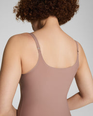 SPANXsupersmooth™ Essential V-Neck Slip | Cafe Au Lait