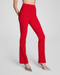 SPANXsupersmooth™ PerfectFit Ponte Micro Flare Pant | Spanx Red