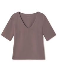 SPANXsmooth™ Jersey V-Neck Tee | Smoke