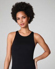 SPANXsmooth™ Jersey High Neck Tank | Classic Black