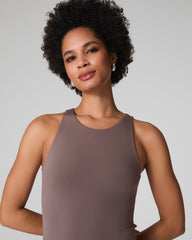 SPANXsmooth™ Jersey High Neck Tank | Smoke