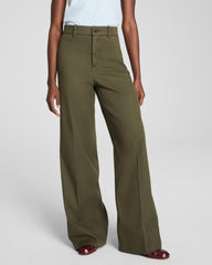 SPANXsupersmooth™ Stretch Twill Wide Leg Pant | Dark Pine