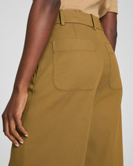 SPANXsupersmooth™ Stretch Twill Wide Leg Pant | Flax