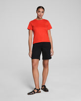 SPANX® Cotton Crewneck Tee | Poppy