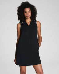 SPANX AirEssentials® Pique Polo Tank Dress | Very Black
