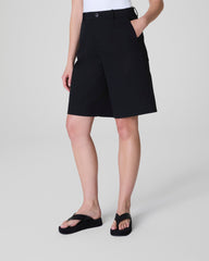 SPANXsupersmooth™ Stretch Twill Short, 9" | Classic Black