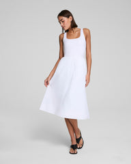 SPANXsmooth™ Jersey Scoop Neck Tank Midi Dress | Classic White