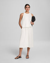 SPANX® CarryOn Midi Skirt | Linen