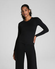SPANXsmooth™ Jersey Crewneck Long Sleeve Top