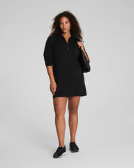 SPANX AirEssentials® Half Zip Dress | Very Black