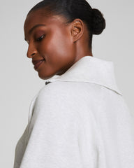 SPANX AirEssentials® Half Zip Dress | Vivid Heather Grey