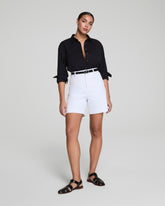 SPANXsupersmooth™ Stretch Twill Short, 7" | Classic White