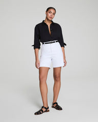 SPANXsupersmooth™ Stretch Twill Short, 7" | Classic White