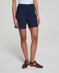 SPANXsupersmooth™ Stretch Twill Short, 7" | Timeless Navy
