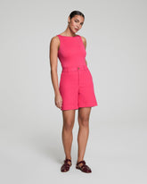 SPANXsupersmooth™ Stretch Twill Short, 7" | Tulip