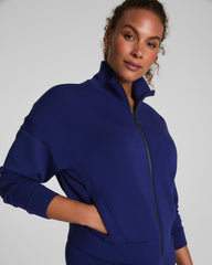 SPANX AirEssentials® Track Jacket | Midnight Iris