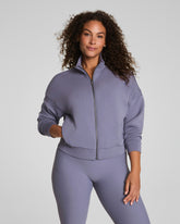SPANX AirEssentials® Track Jacket | Orchid Ash