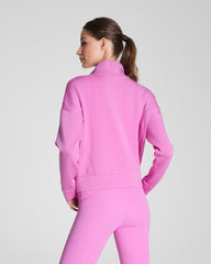 SPANX AirEssentials® Track Jacket | Pink Geranium