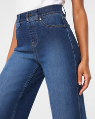 SPANXshape™ Original EveryWear Cropped Wide Leg Jeans | Authentic Blue
