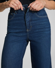 SPANXshape™ Authentic 360 Wide Leg Jeans | Adriatic Blue