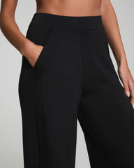 SPANX AirEssentials® Wide Leg Track Pant | Very Black