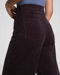 SPANXshape™ Authentic 360 Corduroy Wide Leg Jeans | Truffle Brown