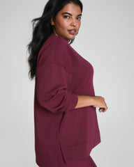 SPANX AirEssentials® Crewneck Tunic | Plum Berry