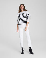 La Ligne Marin Sweater | Cream/Black