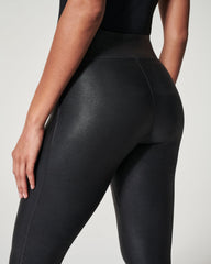 SPANXshape™ Faux Leather Leggings | Black