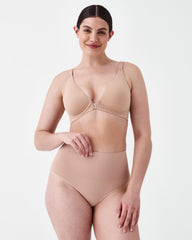 SPANXsmooth™ Bra-llelujah!® Adjustable Plunge Wireless Lift Bra | Toasted Oatmeal