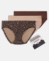 SPANXsmooth™ Fit-To-You Bikini 3-Pack Box | Iconic Leopard/Naked 2.0/Espresso