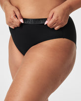 SPANXshape™ Sheer Control Bikini | Very Black