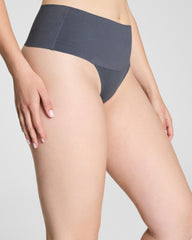 SPANXsupersmooth™ Undie-tectable® Supima® Cotton Thong | Earth Stone