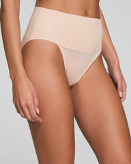 SPANXsupersmooth™ Undie-tectable® Supima® Cotton Hi-Leg Brief | Soft Nude