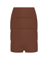 SPANXsmooth™ Fit-To-You Boyshort 3-Pack Box | Chestnut Brown