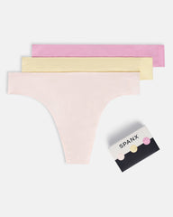 SPANXsmooth™ Fit-To-You Supima® Cotton Thong 3-Pack Box