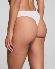 SPANXsmooth™ Fit-To-You Supima® Cotton Thong 3-Pack | Pink Blossom/Daffodil/Petunia