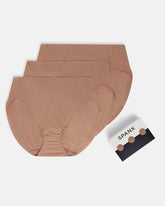 SPANXsmooth™ Fit-To-You Supima® Cotton Brief 3-Pack | Cafe Au Lait